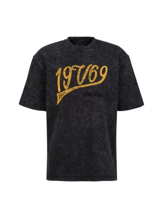 Foto van product 19V69 ITALIA Shirt 'Tamaro' geel / zwart