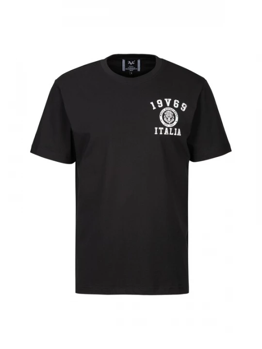 Foto van product 19V69 ITALIA Shirt 'Tarek' zwart / wit