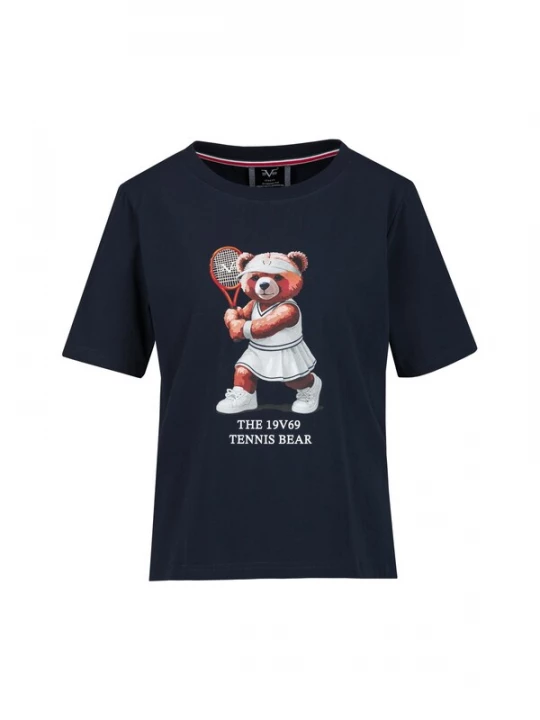 Foto van product 19V69 ITALIA Shirt 'TENNIS BEAR' navy
