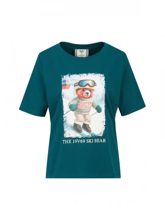 Foto van product 19V69 ITALIA Shirt turquoise / gemengde kleuren