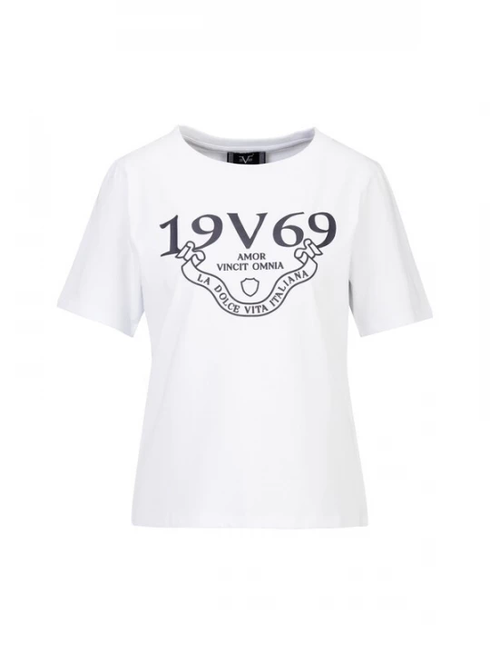 Foto van product 19V69 ITALIA Shirt zwart / wit