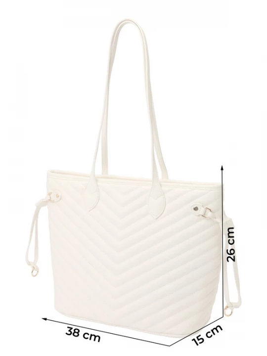 Foto van product 19V69 ITALIA Shopper 'Blagica' natuurwit