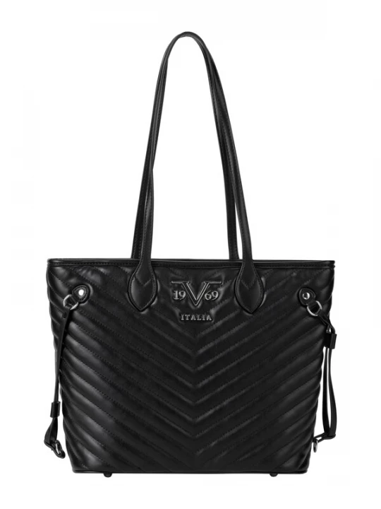 Foto van product 19V69 ITALIA Shopper 'Blagica Silver' zwart