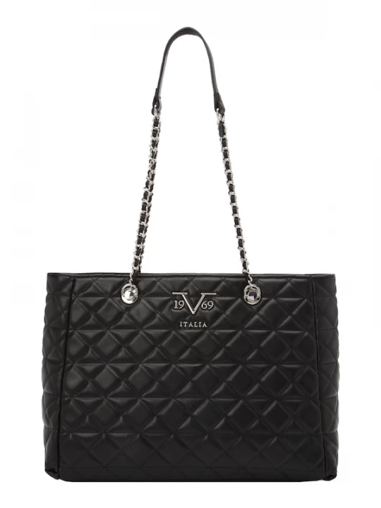 Foto van product 19V69 ITALIA Shopper 'Silvia Silver' zwart