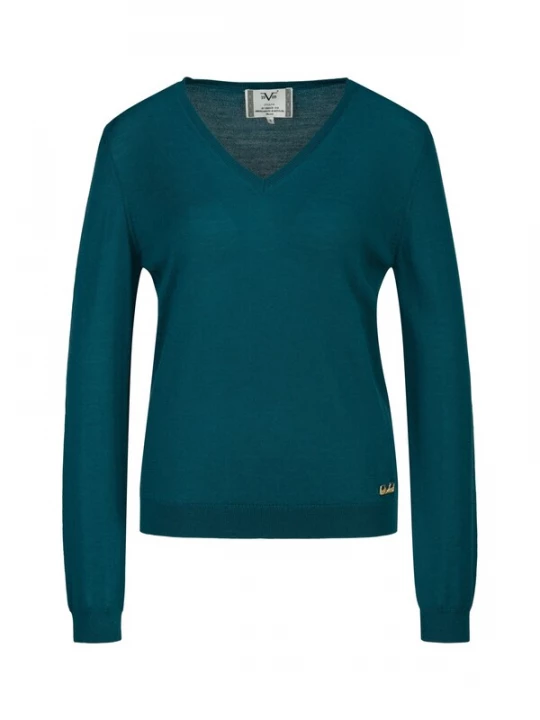 Foto van product 19V69 ITALIA Trui ' Lusia ' turquoise
