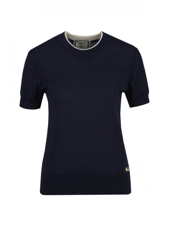 Foto van product 19V69 ITALIA Trui 'Noe' donkerblauw