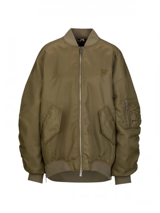 Foto van product 19V69 ITALIA Tussenjas 'Calogera' olijfgroen
