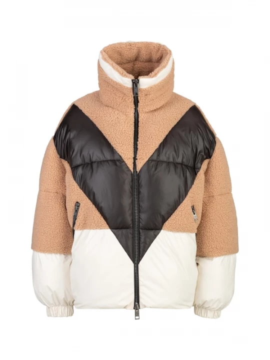 Foto van product 19V69 ITALIA Winterjas 'Giada' beige / zwart / wit
