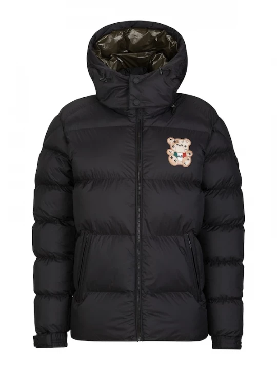 Foto van product 19V69 ITALIA Winterjas 'Jeffrey Teddy' lichtbruin / zwart