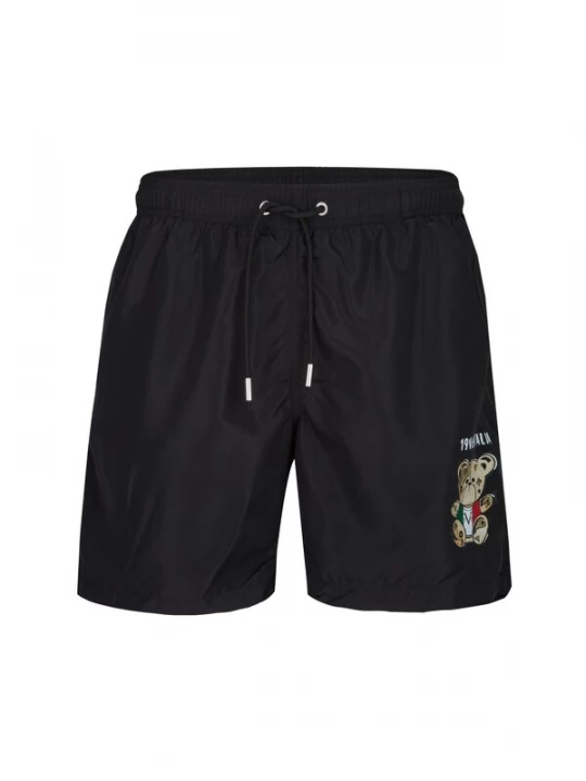Foto van product 19V69 ITALIA Zwemshorts 'Siro Italian Teddy' cappuccino / rood / zwart / wit