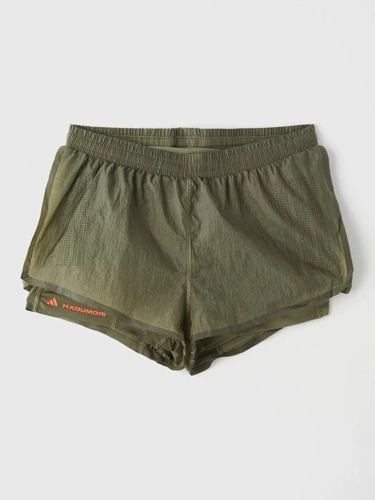 Foto van product 2-in-1 short Adidas kaki