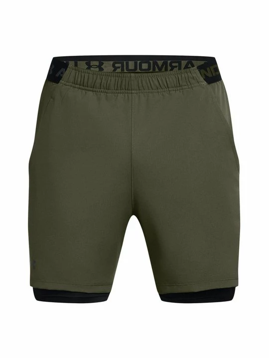 Foto van product 2-in-1 short Under Armour olijfgroen