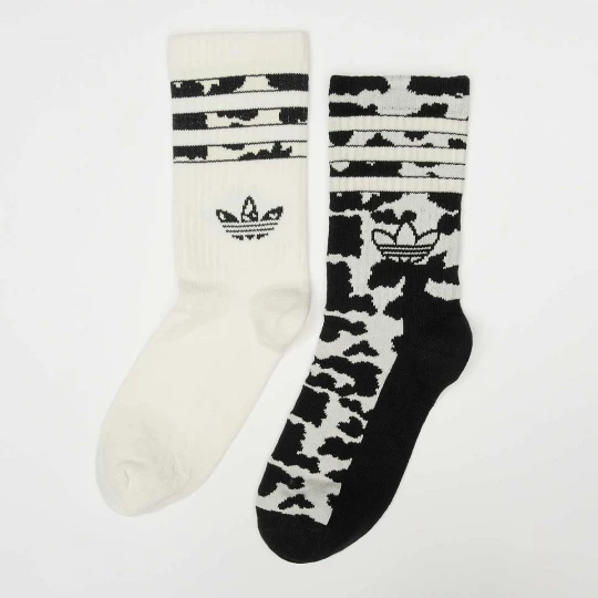Foto van product 2 PACK - Animal Graphic Crew Socks adidas Originals zwart