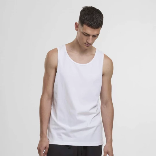 Foto van product 2 PACK - Jersey Loose Tank Urban Classics wit