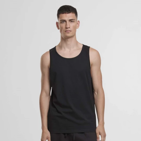 Foto van product 2 PACK - Jersey Loose Tank Urban Classics zwart