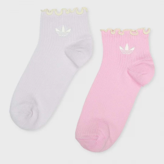 Foto van product 2 PACK - Ruffle Quarter Socks adidas Originals
