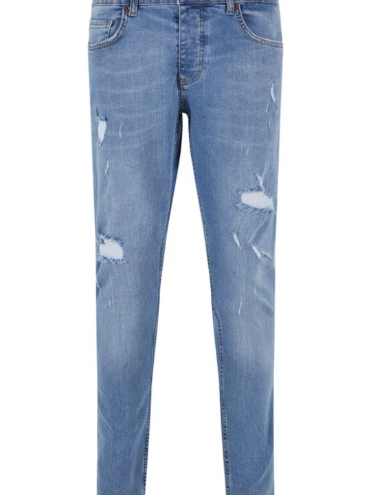 Foto van product 2Y Premium Jeans blauw denim / bruin