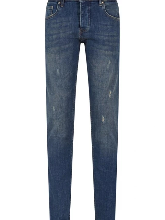 Foto van product 2Y Premium Jeans blauw denim / bruin