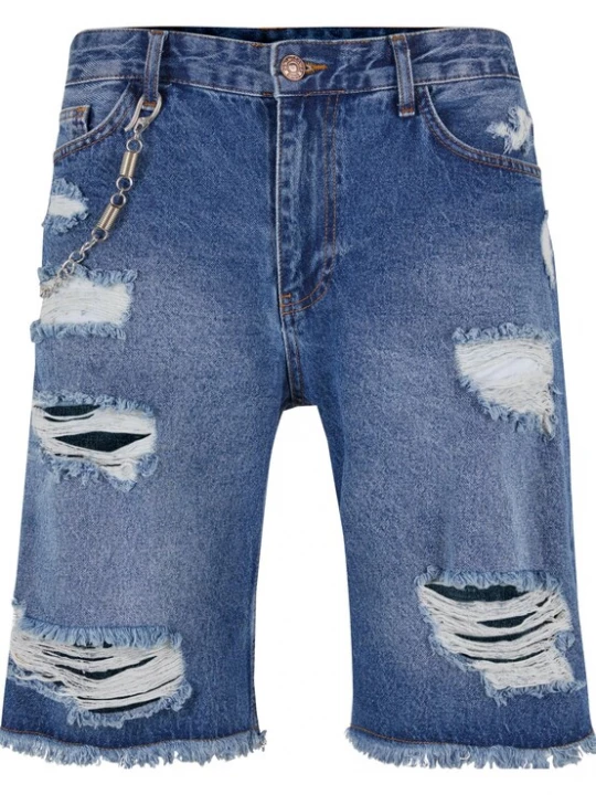 Foto van product 2Y Premium Jeans blauw denim / wit