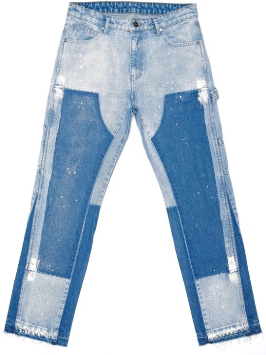 Foto van product 2Y Studios Cargojeans 'Nardin' blauw / blauw denim / wit