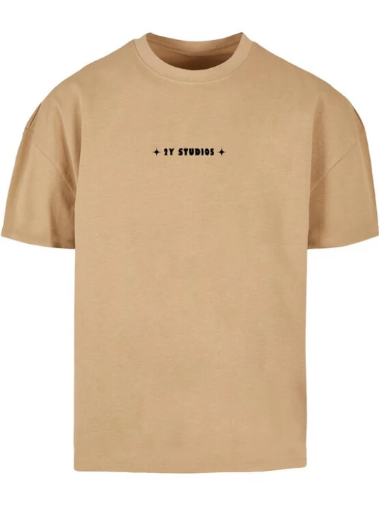 Foto van product 2Y Studios Shirt 'Creator' camel / zwart