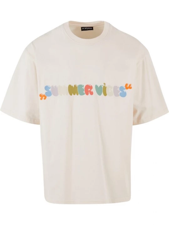 Foto van product 2Y Studios Shirt 'Summer Vibes' hemelsblauw / lichtgroen / oranje / wit