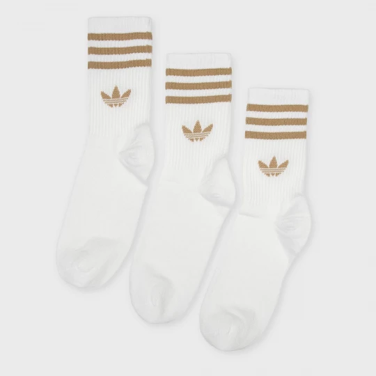 Foto van product 3 PACK - 3 Stripes Crew adidas Originals wit