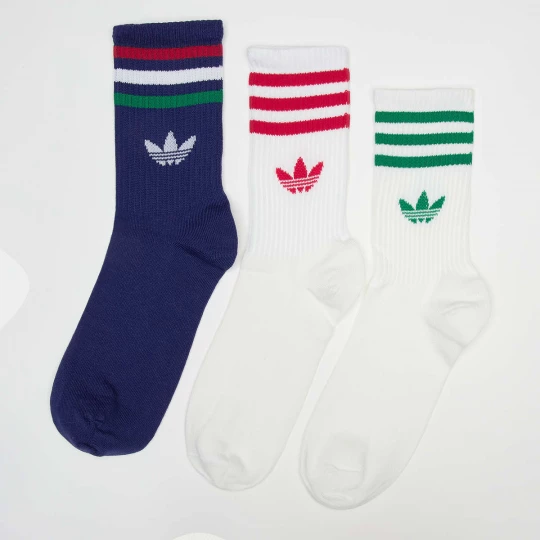 Foto van product 3 PACK - 3S CREW S white / lucid red / lucid blue adidas Originals