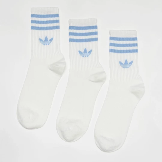 Foto van product 3 PACK - adicolor Crew Socken adidas Originals wit