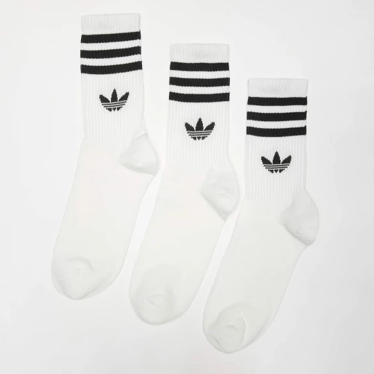 Foto van product 3 PACK - adicolor Crew Socken adidas Originals wit