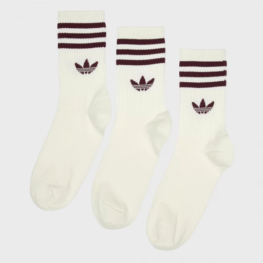 Foto van product 3 PACK - Crew Sock 3 Streifen adidas Originals wit