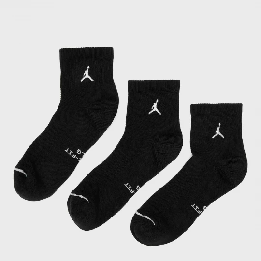 Foto van product 3 PACK - Everyday Elevated Ankle Socks Jordan zwart