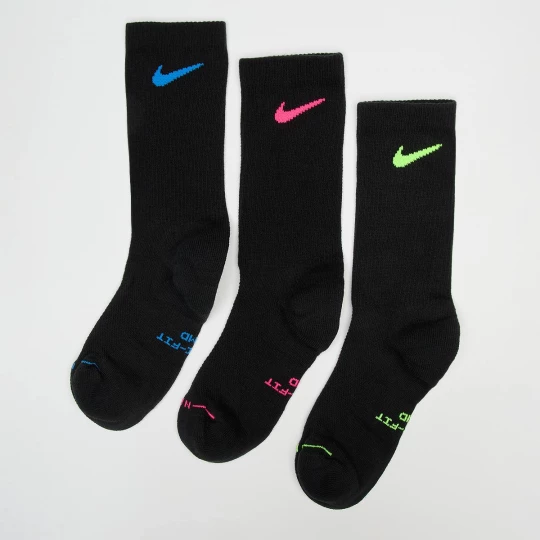 Foto van product 3 PACK - Everyday Elevated Crew Nike zwart