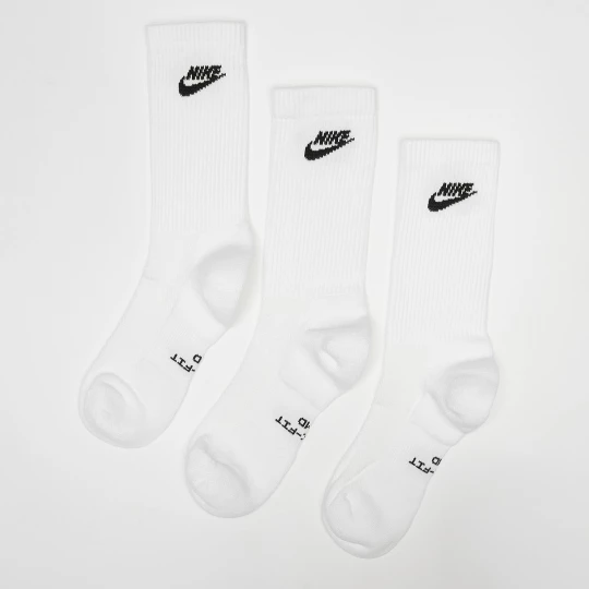 Foto van product 3 PACK - Everyday Elevated Futura Crew Nike wit