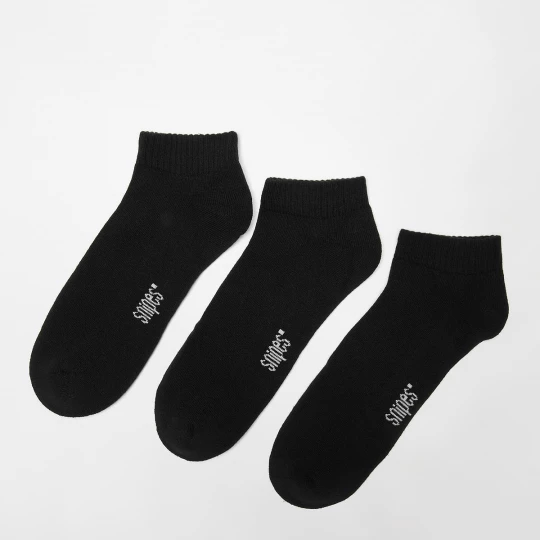 Foto van product 3 PACK - LoCut Socks SNIPES zwart