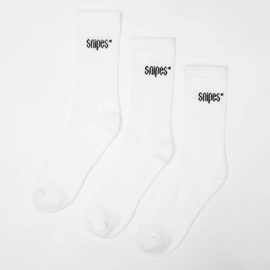 Foto van product 3 PACK - Small Logo Crew Socks SNIPES wit