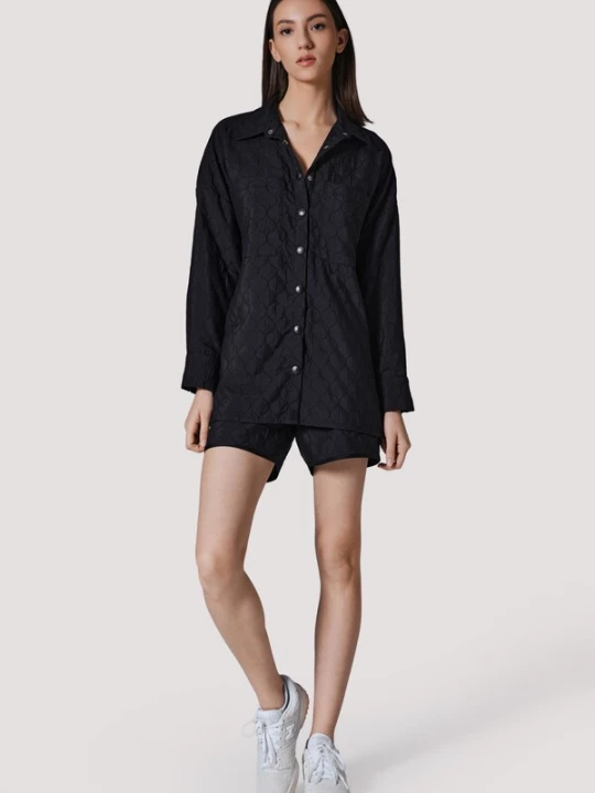 Foto van product 4TAILORS Blouse 'Urban Dweller' zwart