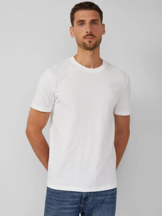 Foto van product 5-pack T-shirts met korte mouwen van katoenen jersey s.Oliver wit
