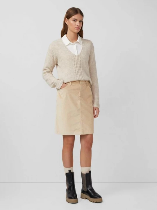 Foto van product 5-pocket corduroy rok s.Oliver beżowy