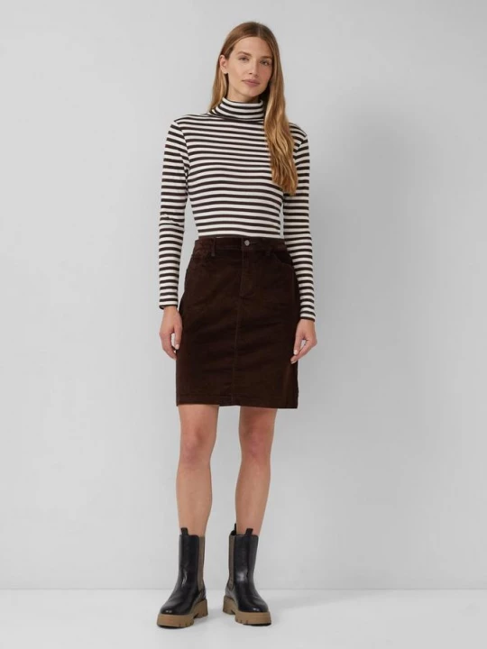 Foto van product 5-pocket corduroy rok s.Oliver bruin