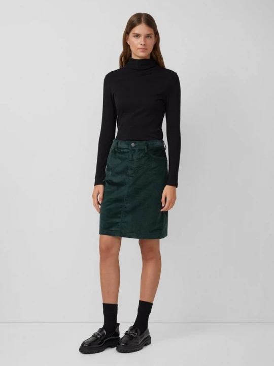 Foto van product 5-pocket corduroy rok s.Oliver petrol