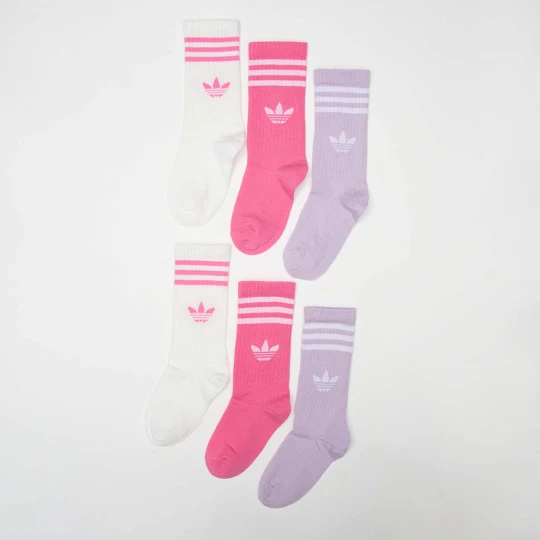 Foto van product 6 PACK - 3-Stripes Crew Socks adidas Originals
