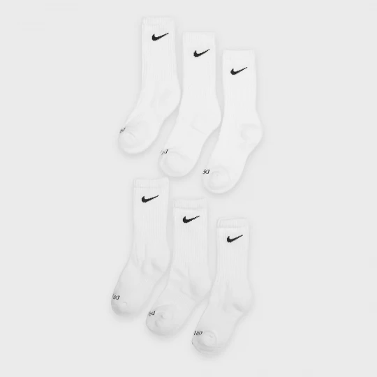 Foto van product 6 PACK - NHB Dri-FIT Perfect Basic Crew Nike wit