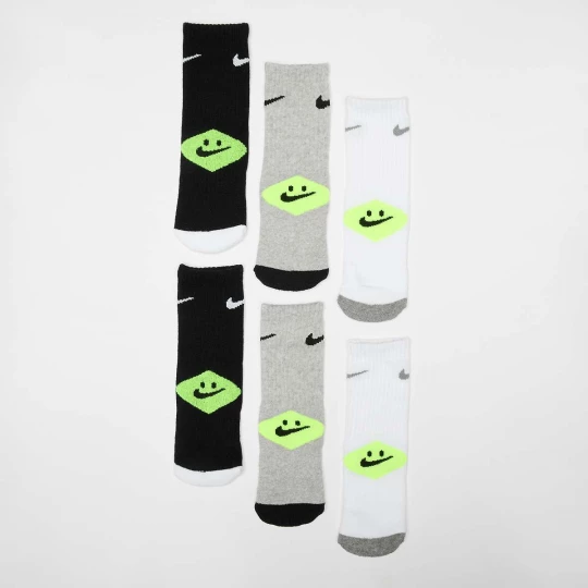 Foto van product 6 PACK - NHN NIKE SMILEY CREW grey heather
