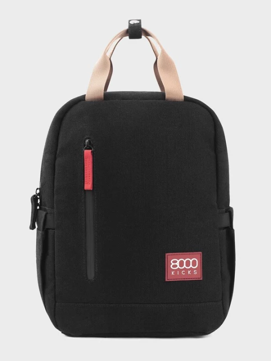 Foto van product 8000kicks Rugzak 'Small Hemp Backpack in Black' zwart