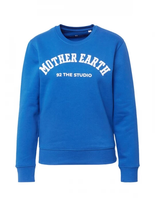 Foto van product 92 The Studio Sweatshirt hemelsblauw / wit