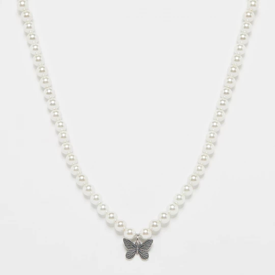 Foto van product 925 Butterfly Pearl Chain Fainz zilver