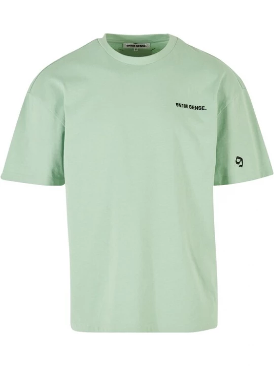 Foto van product 9N1M SENSE Shirt pastelgroen / zwart