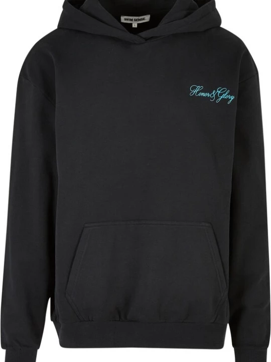 Foto van product 9N1M SENSE Sweatshirt 'Honor & Glory' blauw / antraciet / zwart / wit