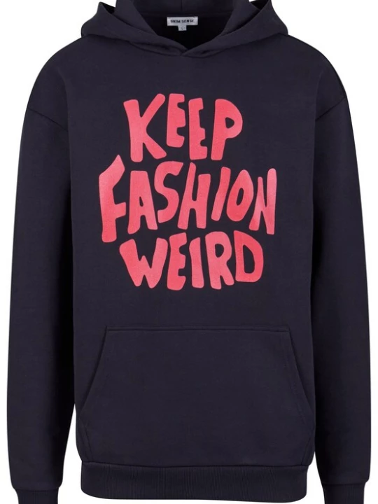 Foto van product 9N1M SENSE Sweatshirt 'Keep Fashion Weird' grenadine / zwart